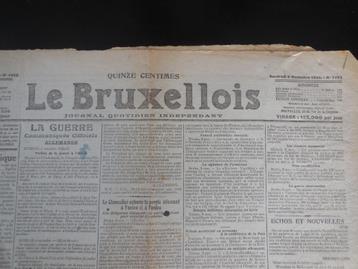 'Le Bruxellois' vendredi 8 novembre 1918