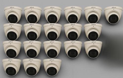 Dahua 4K beveiligingssysteem – 19 AI-camera’s + NVR + PoE-sw, Audio, Tv en Foto, Videobewaking, Zo goed als nieuw, Binnencamera