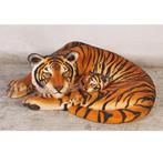 Tijger 126 cm - tijgerbeeld met welp, Verzamelen, Dierenverzamelingen, Ophalen, Nieuw