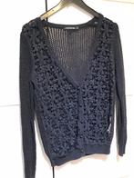 RIVER WOODS blauwe vest met broderie maat smal, Enlèvement ou Envoi, Taille 36 (S), Comme neuf, River woods