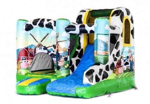 Te koop Springkussen Jumpy Happy Boerderij, Hobby en Vrije tijd, Feestartikelen | Verhuur, Nieuw, Ophalen