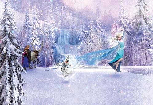 Frozen fotobehang Forest XL Frozen behang Elsa, Kinderen en Baby's, Kinderkamer | Inrichting en Decoratie, Nieuw, Wanddecoratie