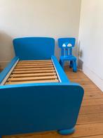 IKEA blauw kinderbed met lattenbodem (70 x 160 cm), Kinderen en Baby's, Kinderkamer | Bedden, Ophalen, Gebruikt, 70 tot 85 cm