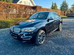 Bmw x6M50d 420pk LED Adaptieve HUD 360Camera Euro6b, Auto's, BMW, Automaat, USB, Blauw, Bedrijf