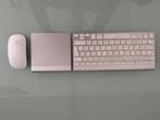 Apple set Magic Keyboard + Trackpad + Mouse, Computers en Software, Toetsenborden, Verzenden, Azerty, Zo goed als nieuw, Draadloos