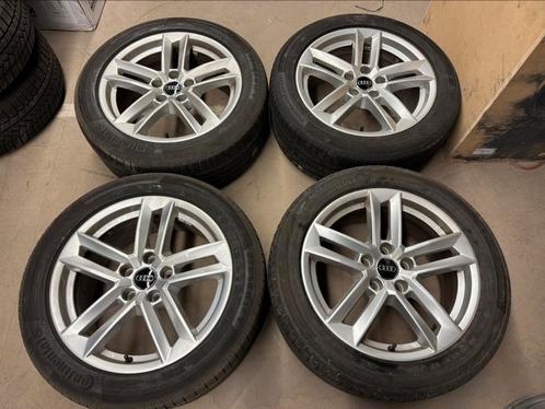 17 inch AUDI 5x112 A4 A5 A6 S line velgen met banden, Auto-onderdelen, Banden en Velgen, Banden en Velgen, Zomerbanden, 17 inch
