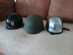 3 helmen 2 leger 1 fietshelm, Ophalen, Gebruikt