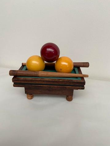 MINIATUUR BILJART, Sport en Fitness, Biljarten en Poolen, Ophalen of Verzenden