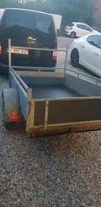 Gegalvanizeerd aanhangwagen aanhanger hout nieuw lichten ok, Auto diversen, Aanhangwagen-onderdelen, Ophalen, Zo goed als nieuw