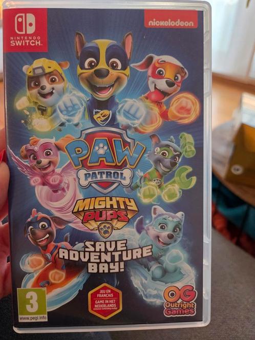 Paw Patrol: Mighty Pups Save Adventure Bay!, Games en Spelcomputers, Games | Nintendo Switch, Nieuw, Overige genres, 2 spelers
