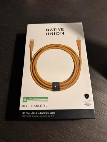 Native union usb c naar lightning kabel beschikbaar voor biedingen