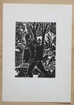 Houtsnede Frans Masereel: Pieter Breughel, Antiek en Kunst, Kunst | Etsen en Gravures, Verzenden