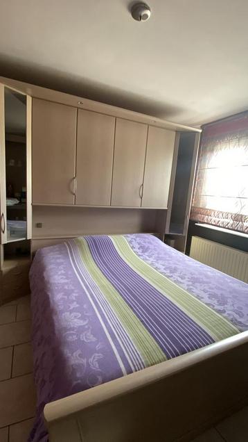 Slaapkamerset 180x200 inclusief lattenbodem en matrassen., Huis en Inrichting, Ophalen, Gebruikt