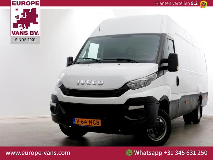 Iveco Daily 35C15 3.0 150pk L4H2 Dubbel Lucht Airco/Trekhaak, Auto's, Bestelwagens en Lichte vracht, Bedrijf, ABS, Airconditioning