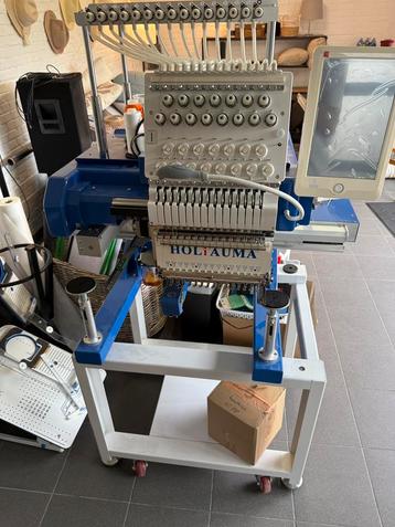BORDUURMACHINE - 15 needles + ACCESSOIRES beschikbaar voor biedingen
