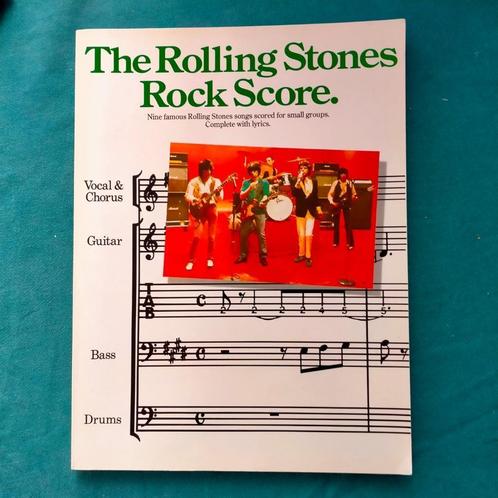 partitions musique rolling stones rock store, Livres, Musique, Comme neuf, Instrument, Enlèvement ou Envoi