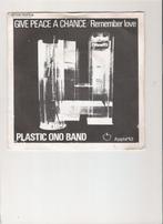Plastic Ono Band - Geef vrede een kans - Denk aan de liefde, Gebruikt, 7 inch, Single, Ophalen of Verzenden