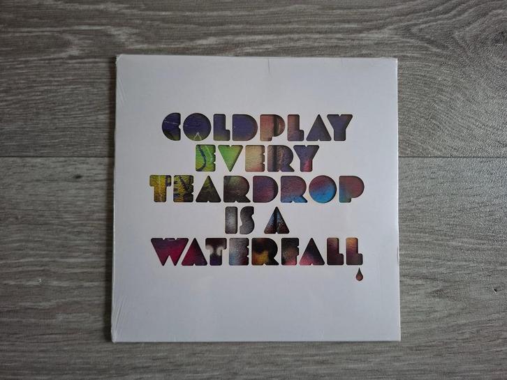 Coldplay - Every Teardrop Is A Waterfall (7", Single, Blue), CD & DVD, Vinyles Singles, Neuf, dans son emballage, Single, Pop