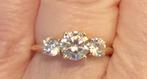 Prachtige 14 karaat gouden damesring (verlovings-/trouwring), Handtassen en Accessoires, Ringen, Verzenden, Zo goed als nieuw