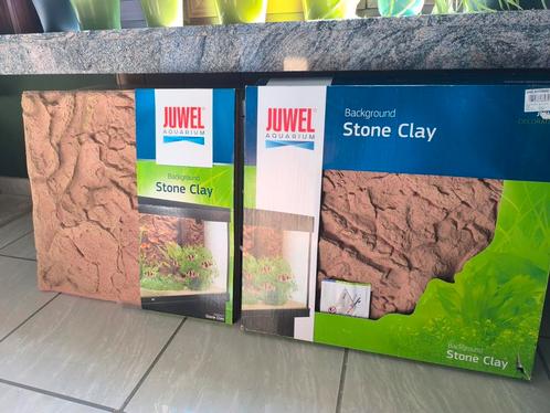 Aquarium achtergrond juwel stone clay x2, Dieren en Toebehoren, Vissen | Aquaria en Toebehoren, Nieuw, Ophalen