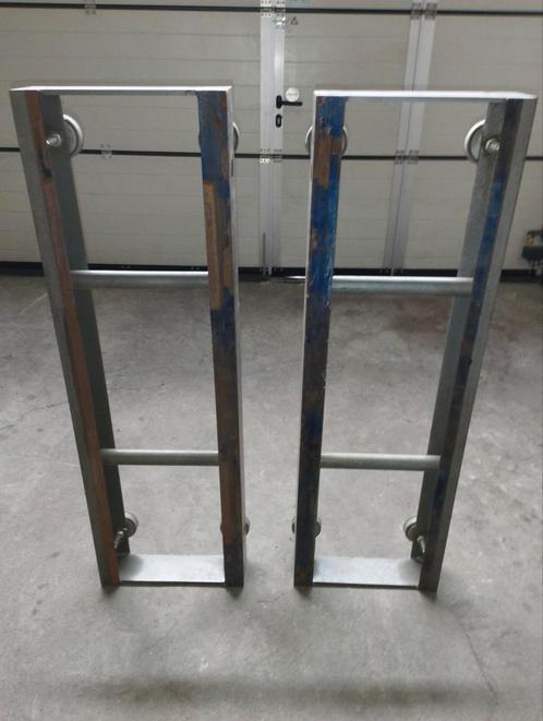 2 chassis sur silemblocs pour utilisation diverses..., Doe-het-zelf en Bouw, Werkbanken, Zo goed als nieuw, Ophalen