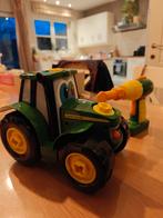 John Deere met vijsmachine, Kinderen en Baby's, Ophalen of Verzenden, Zo goed als nieuw