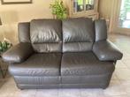 Zetel 2-zit taupe, Ophalen, Gebruikt, 150 tot 200 cm, Tweepersoons