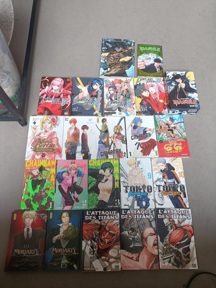 Lot de mangas, Boeken, Overige Boeken, Zo goed als nieuw, Ophalen