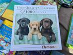 puzzel clementoni hondjes nieuw 1000 stuks, Ophalen of Verzenden, Nieuw