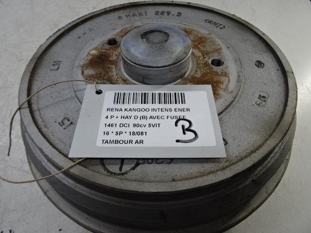 TAMBOUR DE FREIN ARRIÈRE Kangoo / Grand Kangoo (KW), Autos : Pièces & Accessoires, Freins & Transmission, Renault, Utilisé