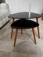 Tables gigognes design noires (paire), Huis en Inrichting, Ophalen, Gebruikt, Scandinave, Overige vormen