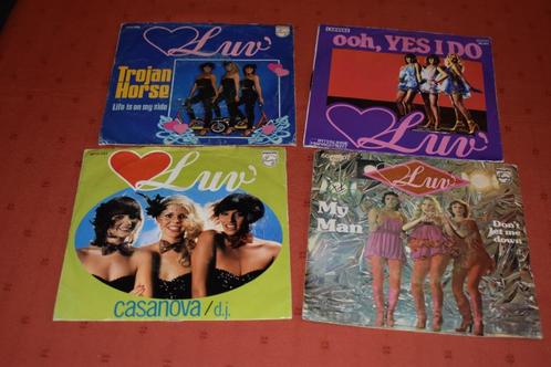45t's van de meiden popgroep uit de jaren 70 & 80 "LUV", Cd's en Dvd's, Vinyl Singles, Zo goed als nieuw, Single, Dance, Ophalen of Verzenden