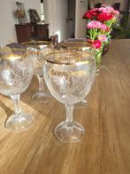 6 Grimbergen bierglazen 33cl te koop!, Ophalen, Gebruikt, Bierglas