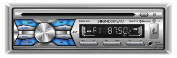 Soundstream SMR-21B  marine radio / CD, Watersport en Boten, Navigatiemiddelen en Scheepselektronica, Nieuw, Radio, Ophalen of Verzenden