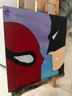 Spiderman en Batman schilderij, Kinderen en Baby's, Speelgoed | Actiefiguren, Ophalen