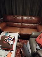 lederen zetel, Huis en Inrichting, Ophalen, Klassiek, Leer, Zo goed als nieuw