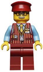 Lego figuur hs022 Chuck, Ophalen of Verzenden, Zo goed als nieuw, Losse stenen, Lego