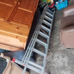 3 delige ladder 1stuk is2m50, Doe-het-zelf en Bouw, Ophalen, Zo goed als nieuw, Ladder