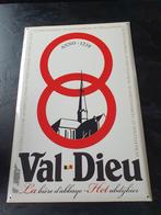 Groot Metaal Reclamebord - Val-Dieu -, Verzamelen, Ophalen of Verzenden, Gebruikt, Reclamebord, Plaat of Schild, Overige merken