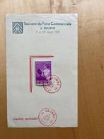 Postzegel koningin Astrid-Foire commerciale Deurne 1937-Rare, Met stempel, Verzenden, Koninklijk huis, Gestempeld