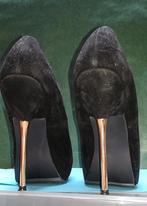 849* sexy pumps peep toe noir (pointure 37), Chaussures à haut talons, Porté, Noir, Envoi
