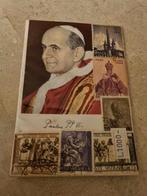 Pakje van 6 Vaticaanse postzegels + foto van PAUL VI, Ophalen of Verzenden