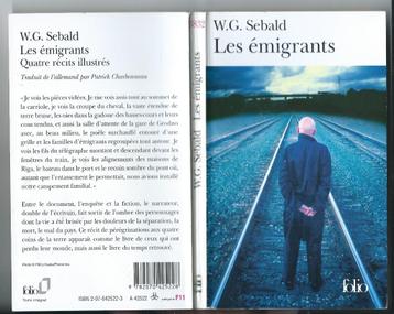 W.G.Sebald  - Les émigrands beschikbaar voor biedingen