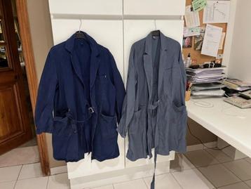 stoffen werkschort/stofjas heren maat 46, Enlèvement, Utilisé, Hommes