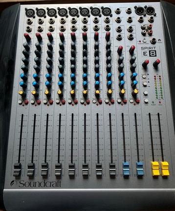 Soundcraft spirit E8 beschikbaar voor biedingen