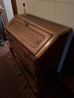 Antieke secretaire + vitrinekast met sleutel, Antiek en Kunst, Ophalen