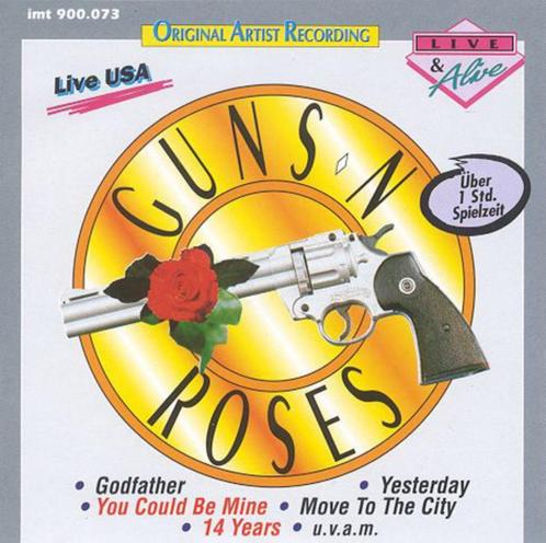 CD GUNS N' ROSES - Live USA - Manheim 1991?, Cd's en Dvd's, Cd's | Hardrock en Metal, Zo goed als nieuw, Verzenden