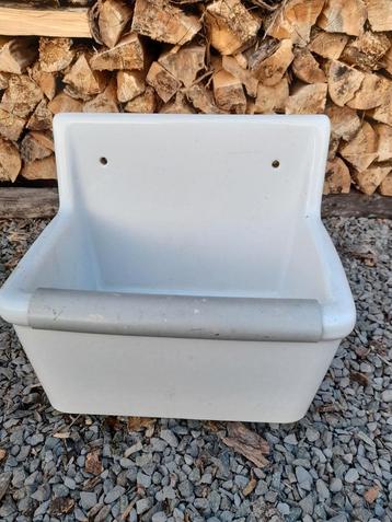 Ouderwetse porseleinen wasbak/spoelbak, Enlèvement, Utilisé