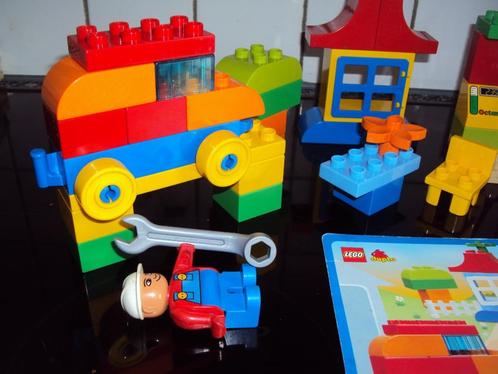 Duplo, "papa aan het werk aan de auto"  Met vele blokjes...., Kinderen en Baby's, Speelgoed | Duplo en Lego, Gebruikt, Duplo, Ophalen of Verzenden