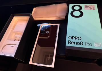 Oppo Reno 8 Pro 5Gnoir 256GB avec facture boite d'origine